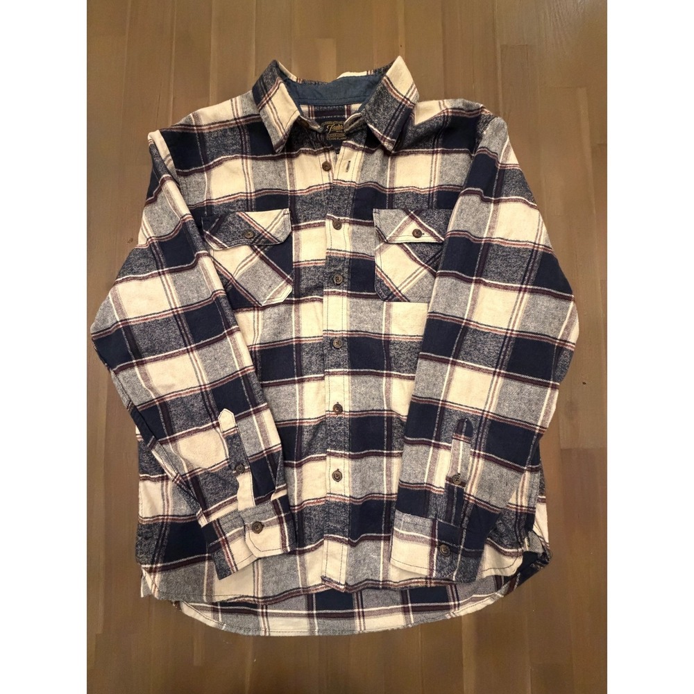 Jachs MFG‎ Heritage Flannel Shirt Mens XL Plaid Classic Styling